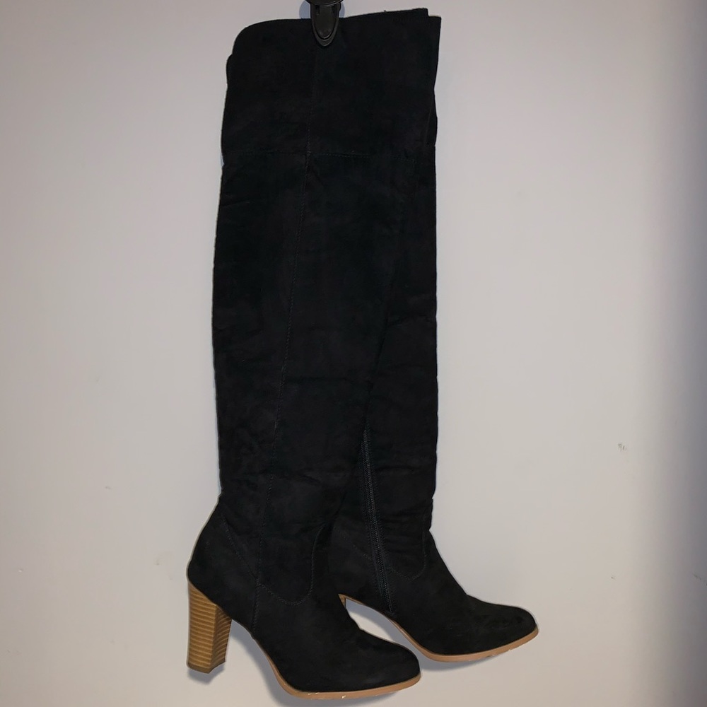 Black Over the Knee (OTK) Boots